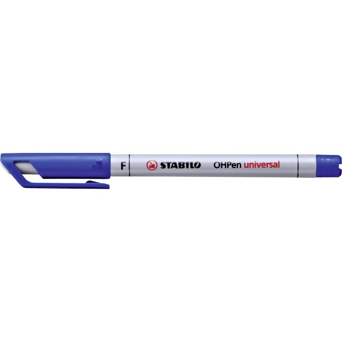Folienstift - STABILO OHPen universal - wasserlöslich fein - Einzelstift - blau
