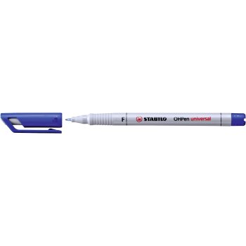 Folienstift - STABILO OHPen universal - wasserlöslich fein - Einzelstift - blau