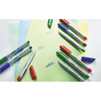 Folienstift - STABILO OHPen universal - wasserlöslich fein - Einzelstift - blau