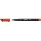 Folienstift - STABILO OHPen universal - permanent superfein - Einzelstift - rot