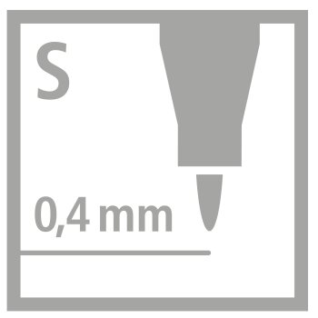 STABILO OHPen universal - fóliové pero - permanentné - veľmi jemný hrot - samostatné - čierne