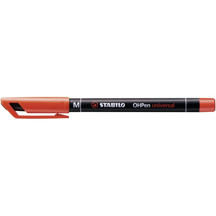 Folienstift - STABILO OHPen universal - permanent medium - Einzelstift - rot