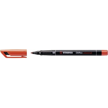 Folienstift - STABILO OHPen universal - permanent medium - Einzelstift - rot