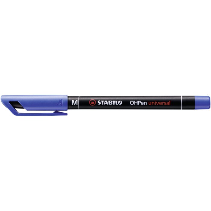 Folienstift - STABILO OHPen universal - permanent medium - Einzelstift - blau
