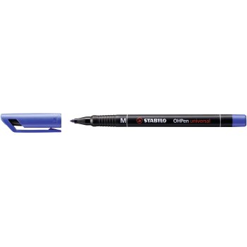 Folienstift - STABILO OHPen universal - permanent medium - Einzelstift - blau