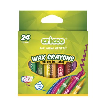 CRICCO Wachsstifte - 24 Farben