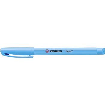 Textmarker - STABILO flash - Einzelstift - blau