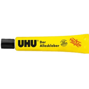 UHU Alleskleber FLEX + CLEAN, Kunststofftube, 20 g