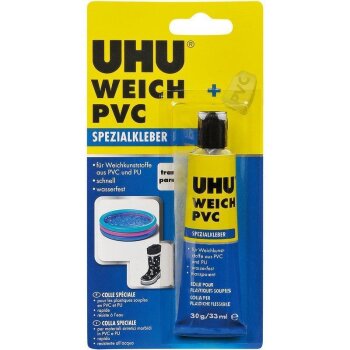 UHU Spezialkleber WEICH PVC, 30 g in der Tube