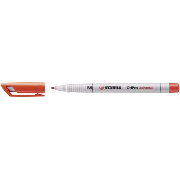 Folienstift - STABILO OHPen universal - wasserlöslich medium - 6er Pack - mit 6 verschiedenen Farben