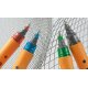 Tintenroller - STABILO worker+ - medium - 4er Pack - grün, rot, blau, schwarz