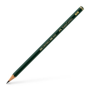 FABER-CASTELL Bleistift CASTELL 9000, Härtegrad: 6B