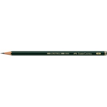 FABER-CASTELL Bleistift CASTELL 9000, Härtegrad: 4H
