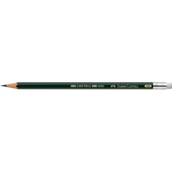 FABER-CASTELL ceruzka s gumou CASTELL 9000 - stupeň...