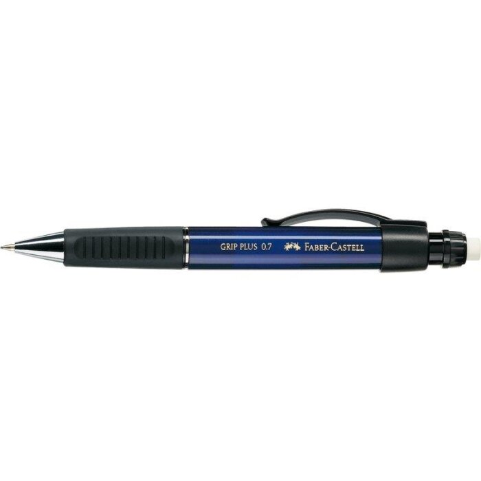 FABER-CASTELL mechanická ceruzka GRIP PLUS 1307,  0,7 mm - metalická modrá