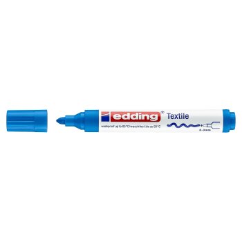 edding 4500 textilný popisovač - bledomodrý