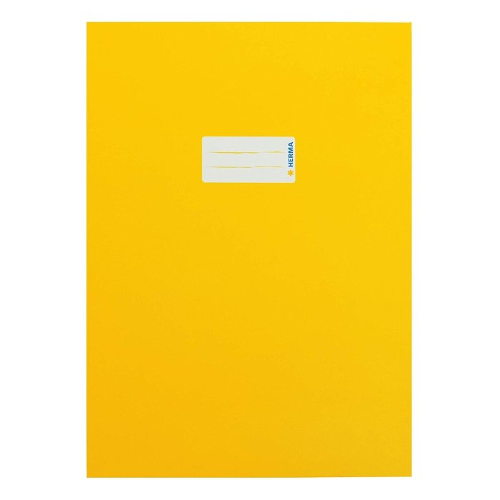 HERMA obal na zošity z kartónu, A4 - žltý