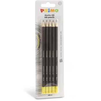 PRIMO ceruzky HB, 5 kusov
