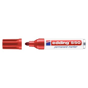 edding 550 Permanentmarker rot