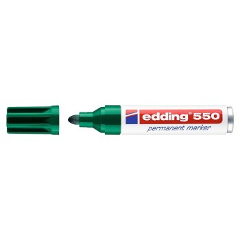 edding 550 Permanentný popisovač - zelený
