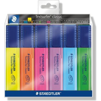 STAEDTLER 364 Textsurfer classic zvýrazňovač - 6 ks