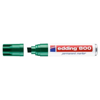 edding 800 permanentný popisovač - zelený