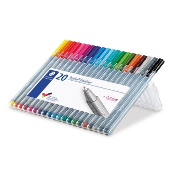 STAEDTLER 334 triplus fineliner - Brilliant Colours - 20...