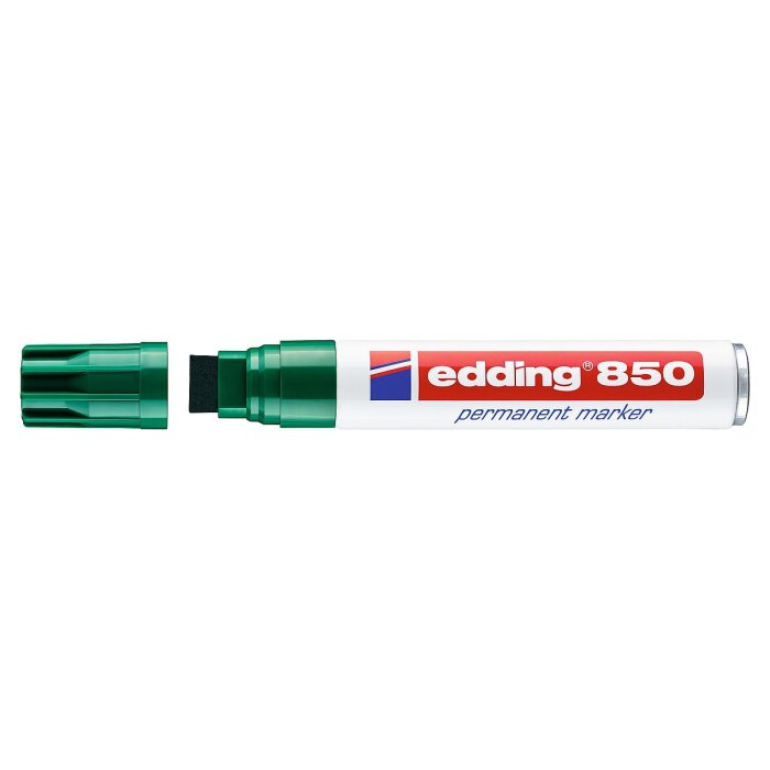 edding 850 permanentný popisovač - zelený