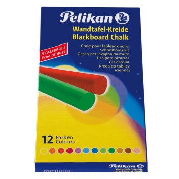 Pelikan 745/12 tabuľové kriedy - farebné -...