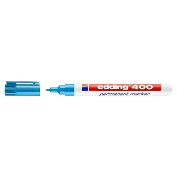 edding 400 Permanentmarker hellblau