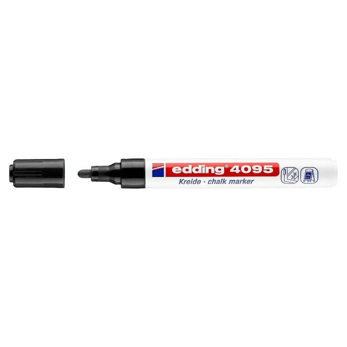 edding 4095 Kreidemarker schwarz