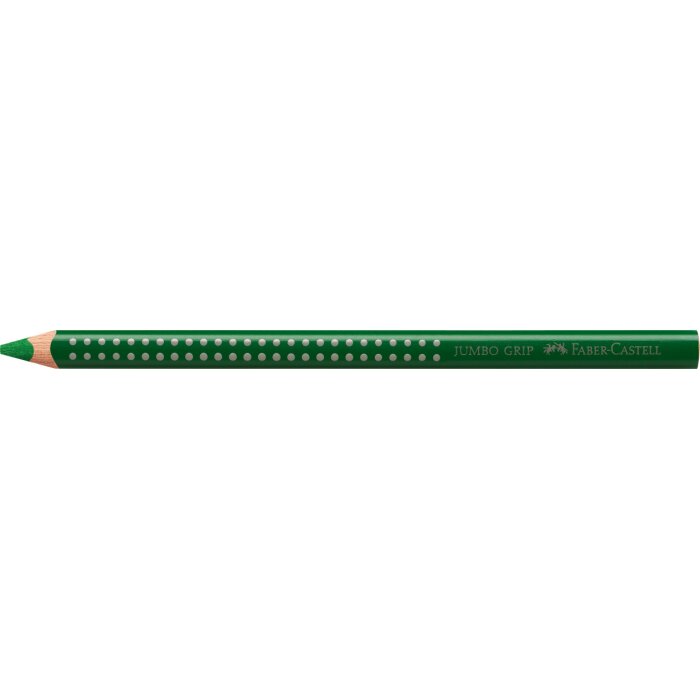 FABER-CASTELL trojhranná farbička Jumbo GRIP - permanentná zelená