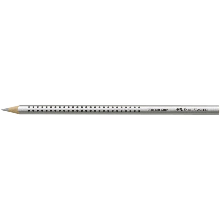 FABER-CASTELL Dreikant-Buntstift Colour GRIP, silber