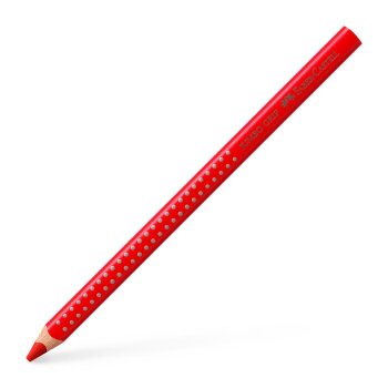 FABER-CASTELL Dreikant-Buntstift Jumbo GRIP, geraniumrot