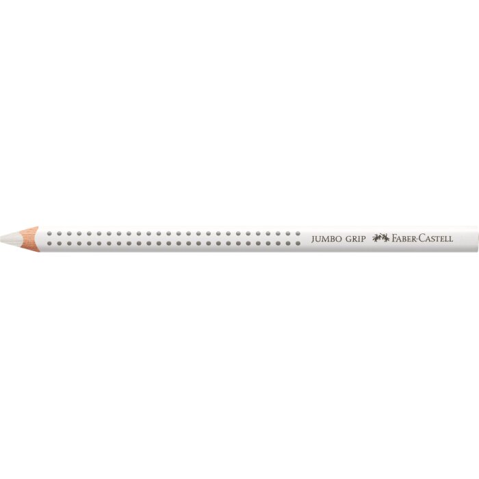 FABER-CASTELL Dreikant-Buntstift Jumbo GRIP, weiß