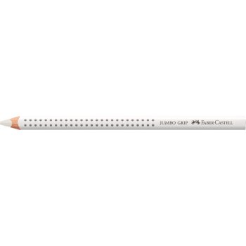 FABER-CASTELL Dreikant-Buntstift Jumbo GRIP, weiß