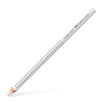 FABER-CASTELL Dreikant-Buntstift Jumbo GRIP, weiß