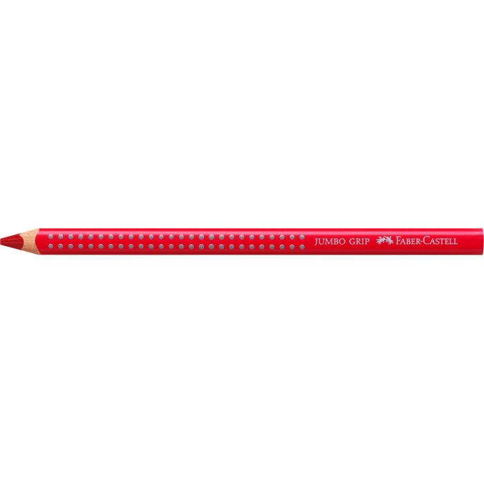 FABER-CASTELL trojhranná farbička Jumbo GRIP - permanentná karmínová