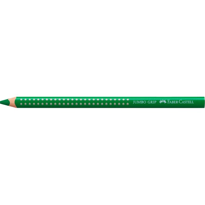 FABER-CASTELL Dreikant-Buntstift Jumbo GRIP, smaragdgrün