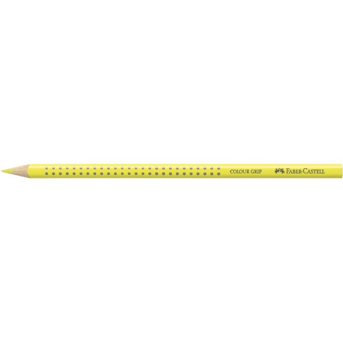 FABER-CASTELL Dreikant-Buntstift Colour GRIP, lichtgelb lasiert