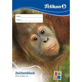 Pelikan skicár C 4/10 - A4 - 100 g/m2- 10 listov
