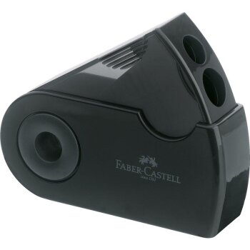 FABER-CASTELL Doppelspitzerdose Sleeve schwarz