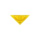 ARISTO Flex geometrický trojuholník 16 cm flexibilný - neónovo oranžový