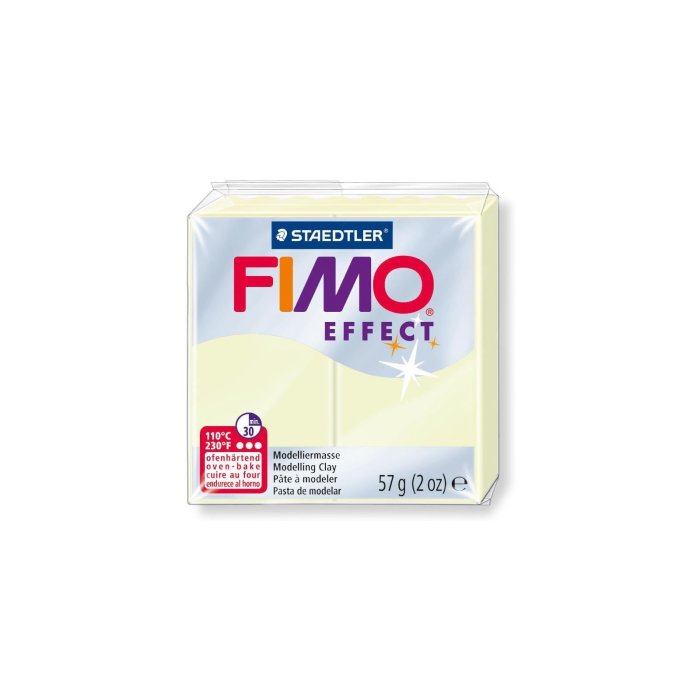 FIMO EFFECT modelovacia hmota - na vypálenie - 57 g - svietiaca v tme
