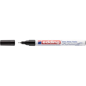edding 780 lesklý lakový popisovač - čierny