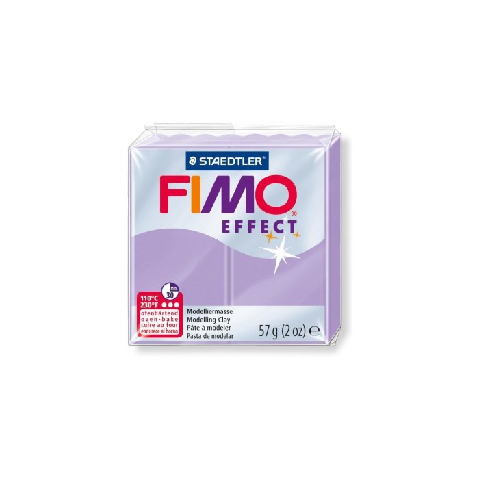 FIMO EFFECT Modelliermasse, ofenhärtend, pastell-flieder, 57g