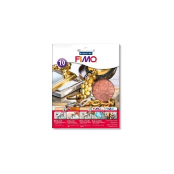 FIMO kovové plátky - medené - 10 ks