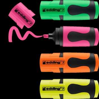 edding 7 Mini Textmarker 4er Set