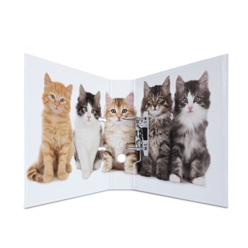 HERMA Motivordner "Animals", DIN A4, Katzen
