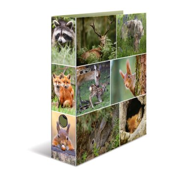 HERMA Motivordner "Animals", DIN A4, Waldtiere